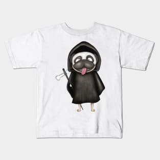 Funny Death Pug Kids T-Shirt